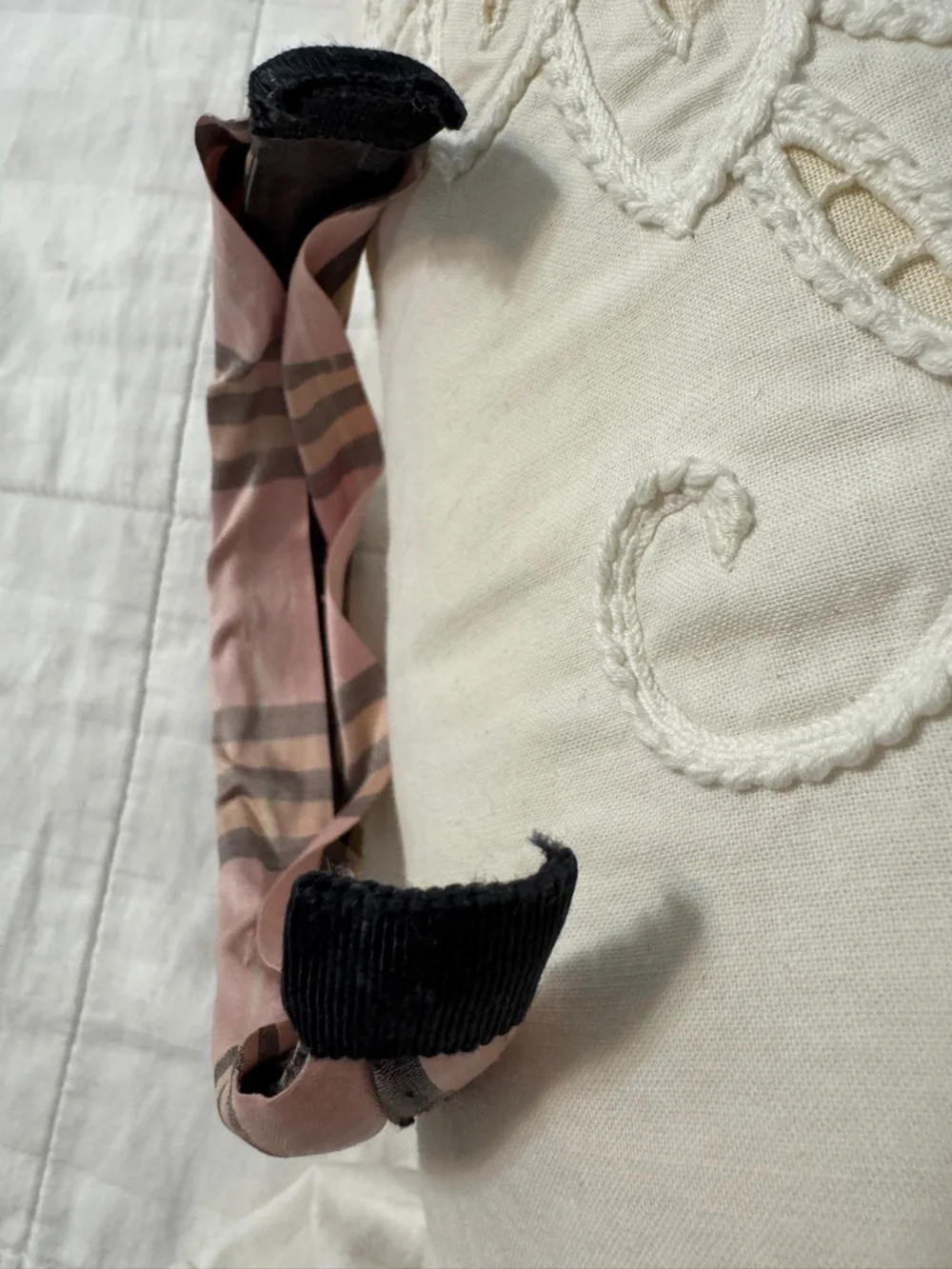 Pink Plaid Twist Headband - Women's Fashion Accessory